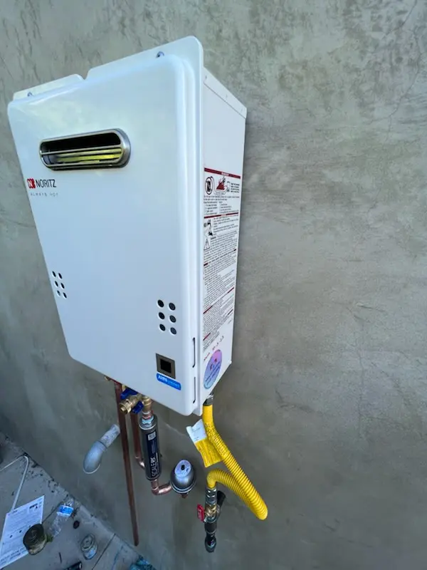 Tankless water heater installation for Dumb Hundred homes